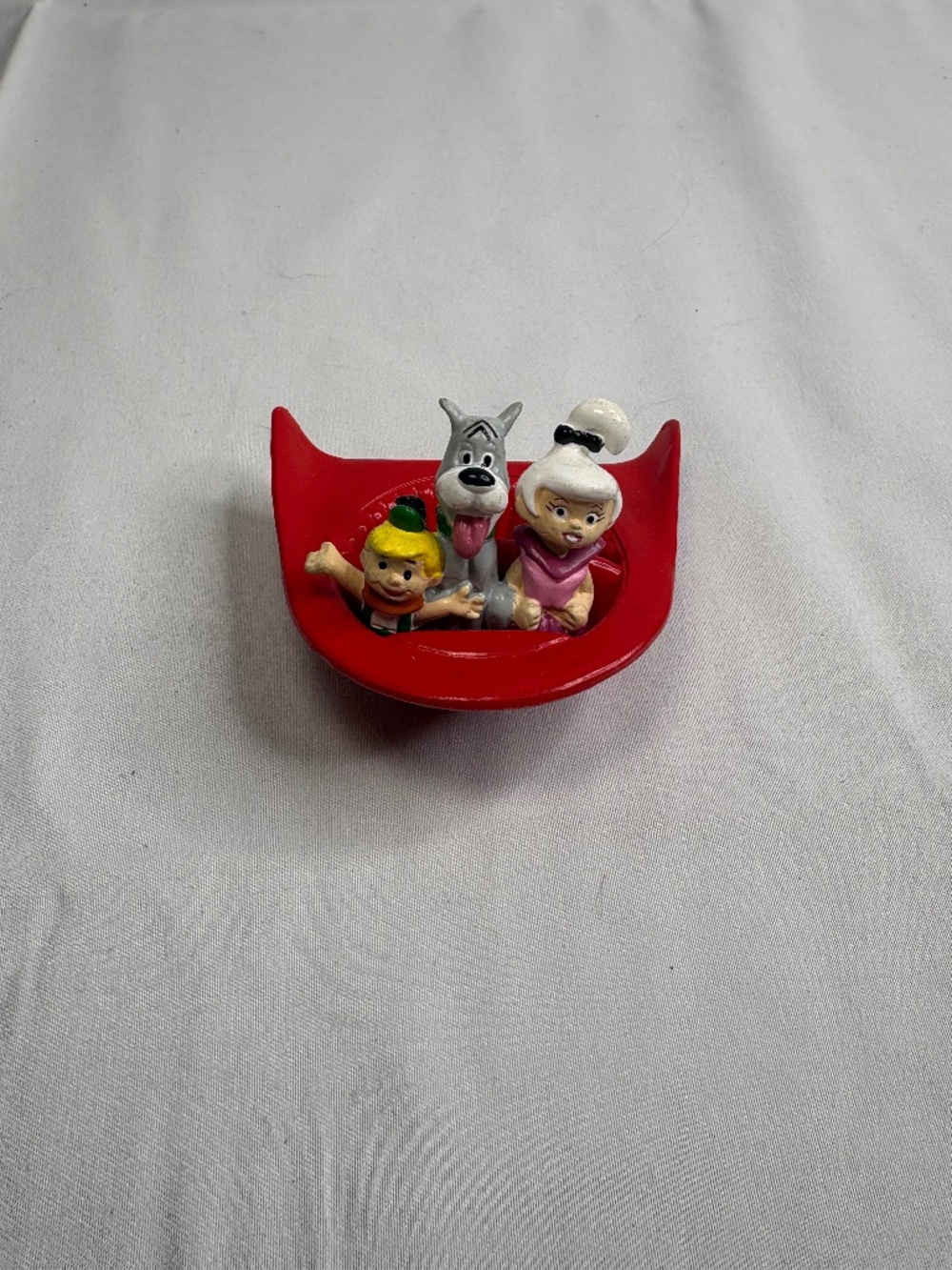 Vitg 1990 Applause The Jetsons Red Spaceship Koolaid PVC Figure Toy Cake Topper